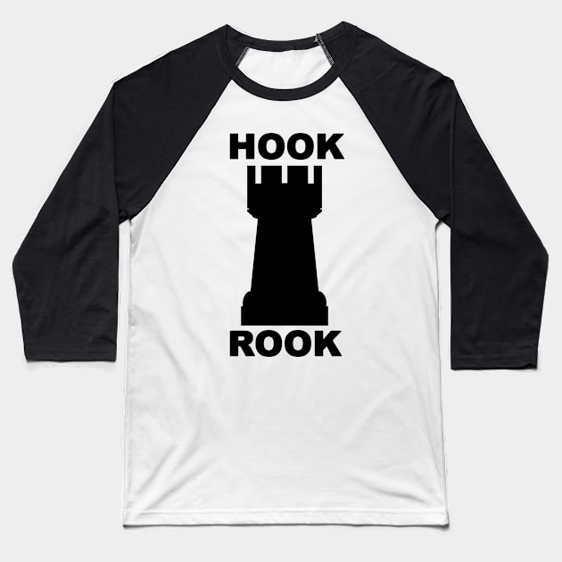 Hook Rook Baseball T-Shirt by ToyboyFan